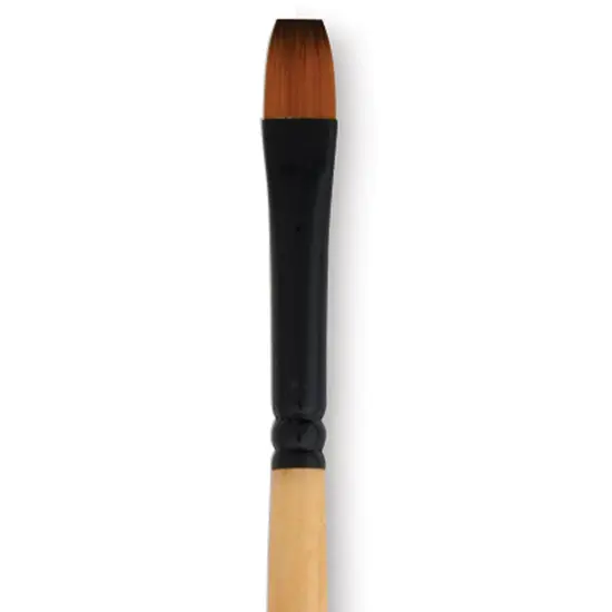 Dynasty Black Gold Brush - Bright, Long Handle, Size 4 {1}