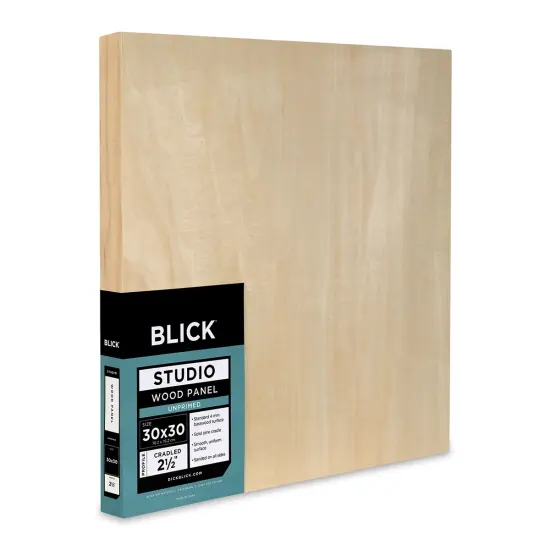 Blick Studio Artists' Wood Panels - Extra Deep Cradle Panel, 30" x 30", 2-1/2" Cradle {1}