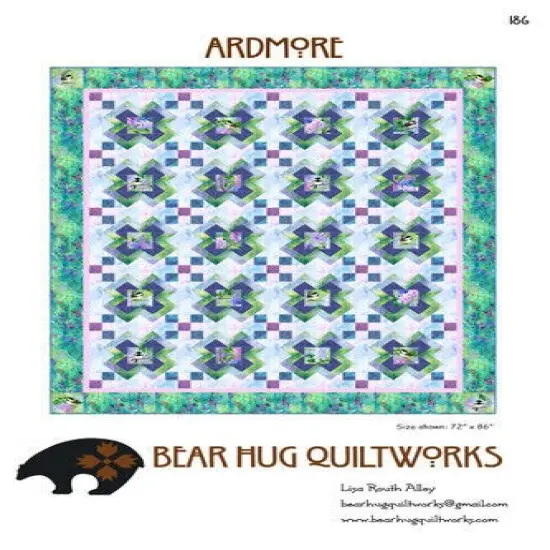 Ardmore Quilt Pattern - Pattern by Lisa Alley - Five Size by Bear Hug Quiltworks {1}