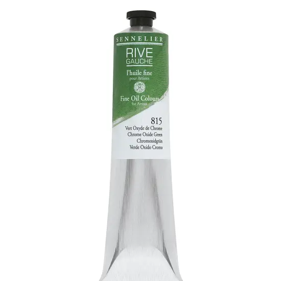 Sennelier Rive Gauche Artists Oil Color - Chrome Oxide Green, 200 ml {1}