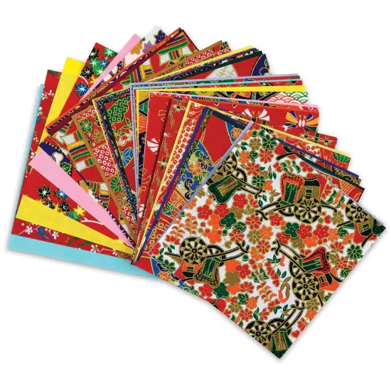 CHIYOGAMI ORIGAMI/YUZEN WASHI 40SH 4IN {1}