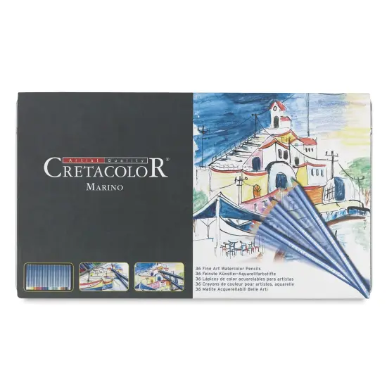 Cretacolor Marino Watercolor Pencil Set - Assorted Colors, Set of 36 {1}