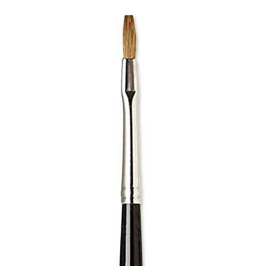 Da Vinci Maestro Kolinsky Brush - Flat, Short Handle, Size 2 {1}