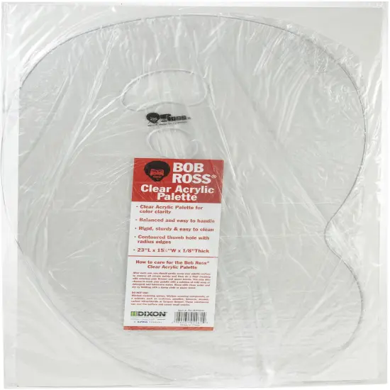 Bob Ross Plastic Palette-Clear {1}