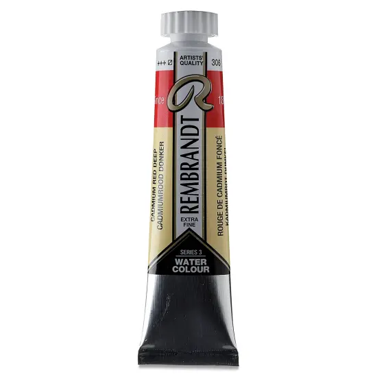 Rembrandt Artist Watercolors - Cadmium Red Deep, 20 ml Tube {1}