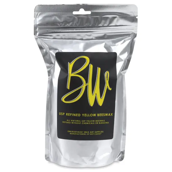 Enkaustikos U.S. Pharmaceutical Grade Beeswax - Yellow, 16 oz bag {2}