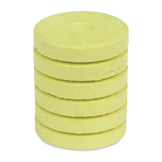 Richeson Tempera Cakes - Yellow Gold Metallic, Pkg of 6 {1}