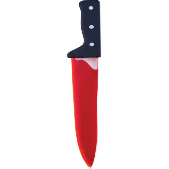 15.5&rdquo; Bleeding Butcher Knife Costume Accessory {1}