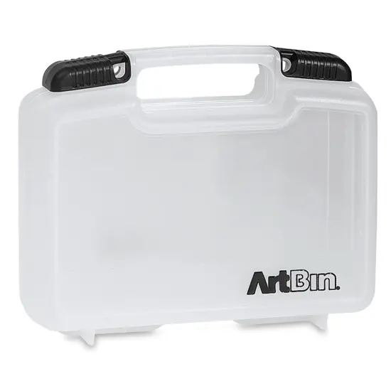 ArtBin Carrying Case - Medium, 14" x 10 1/4" x 3 3/8", Translucent White {1}