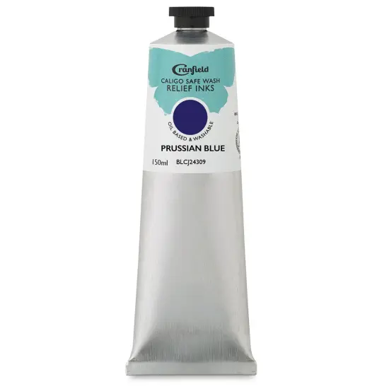 Cranfield Caligo Safe Wash Relief Ink - Prussian Blue, 150 ml {1}