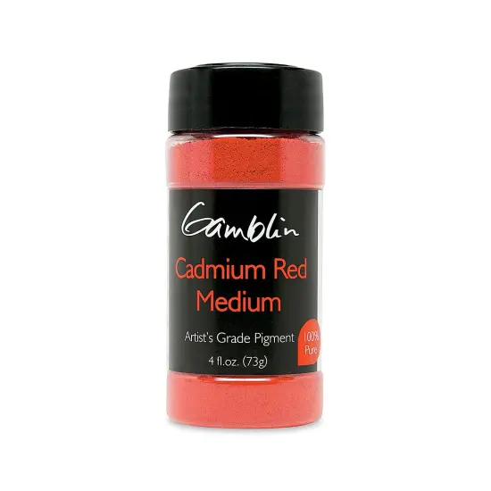 Gamblin Artist's Grade Pigment - Cadmium Red Medium, 4 oz bottle {2}