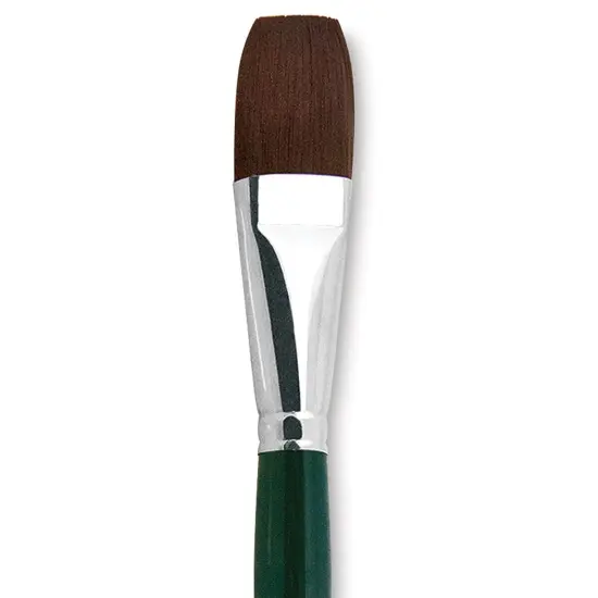 Silver Brush Ruby Satin Synthetic Brush - Bright, Size 26, Short Handle {1}