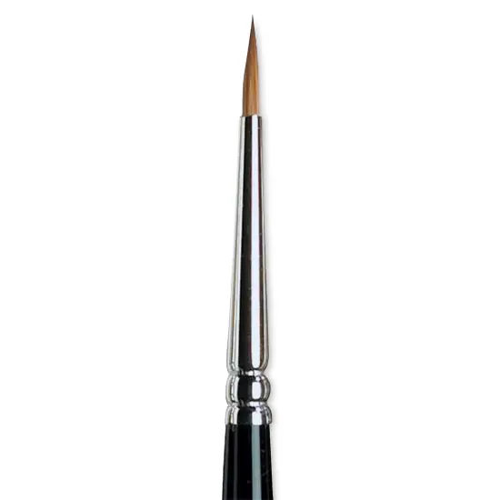 Winsor & Newton Series 7 Kolinsky Sable Brush - Pointed Round, Size 1 {1}