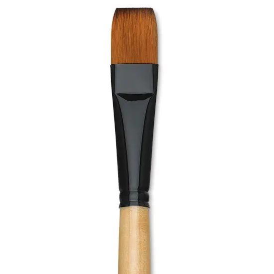 Dynasty Black Gold Brush - Bright, Long Handle, Size 12 {1}