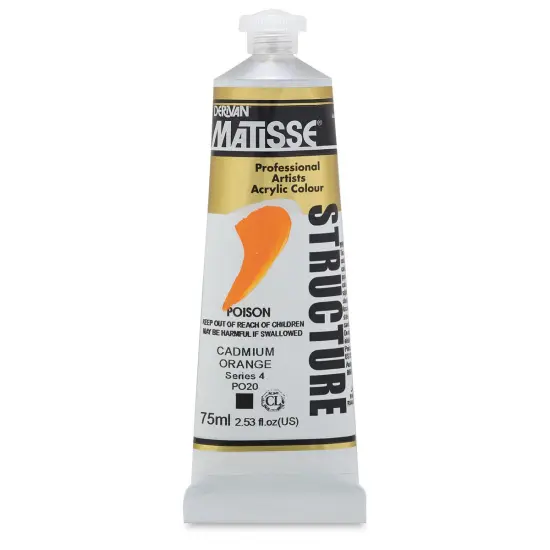 Matisse Structure Paint - Cadmium Orange, 75 ml {1}