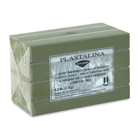 Van Aken Plastalina Modeling Clay - 4.5 lb, Gray Green {1}