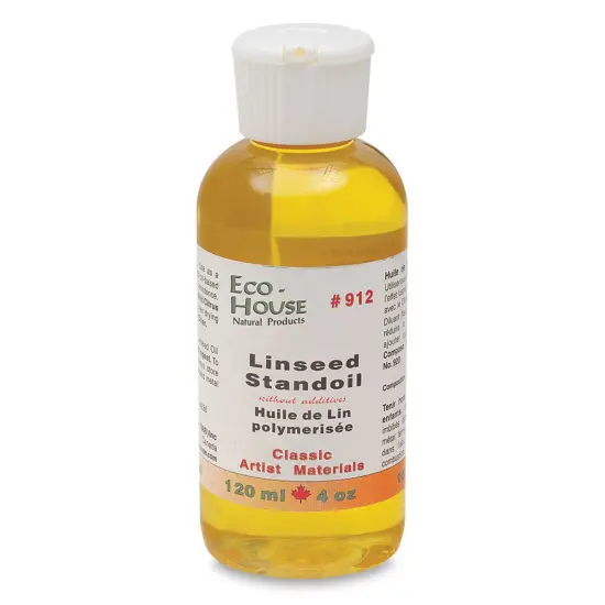 Eco-House Linseed Stand Oil - 4 oz bottle {2}