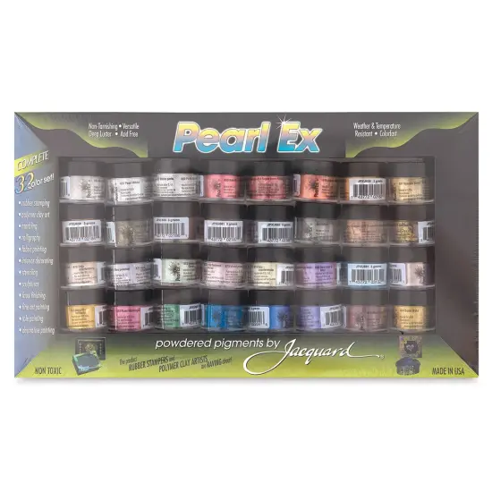 Jacquard Pearl-Ex Pigments - Assorted, Set of 32 {2}