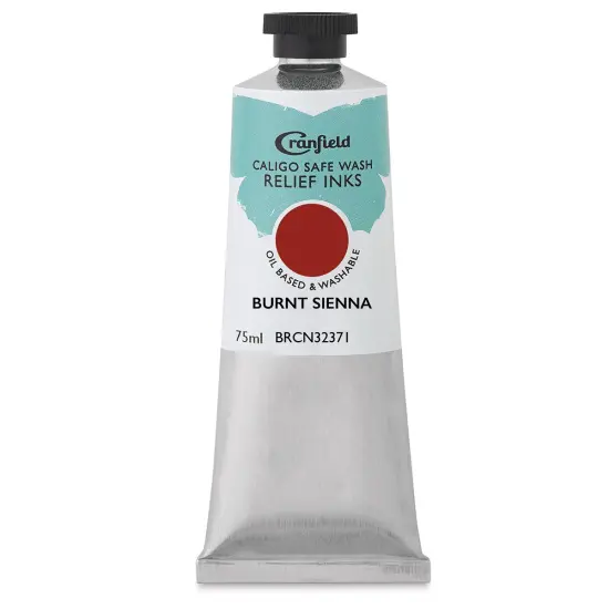 Cranfield Caligo Safe Wash Relief Ink - Burnt Sienna Hue, 75 ml {1}