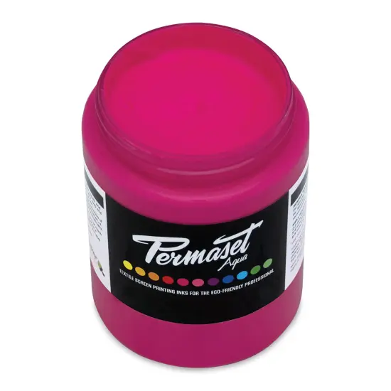Permaset Aqua Fabric Ink - Supercover Glow Pink, 300 ml {1}