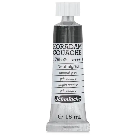 Schmincke Horadam Artist Gouache - Neutral Gray, 15 ml tube {1}