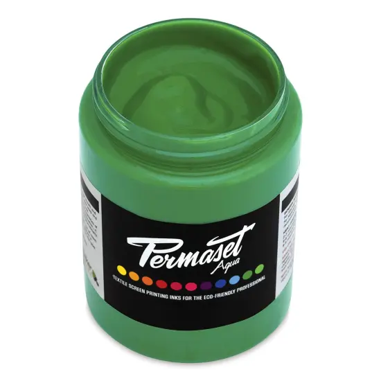 Permaset Aqua Fabric Ink - Mid Green, 300 ml {1}