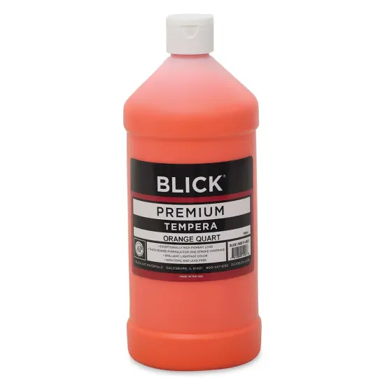 Blick Premium Grade Tempera - Orange, Quart {1}