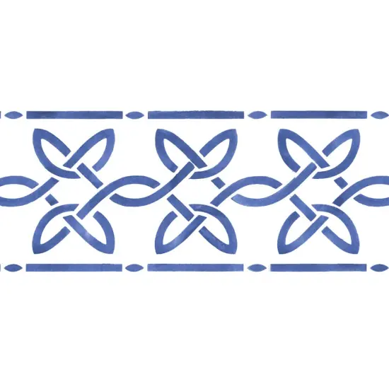 Celtic Wall Stencil | 3392 by Designer Stencils | Reusable Stencils for Painting | {2}