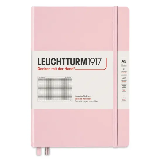 Leuchtturm1917 Squared Hardbound Notebook - Powder, 5-3/4" x 8-1/4" {1}