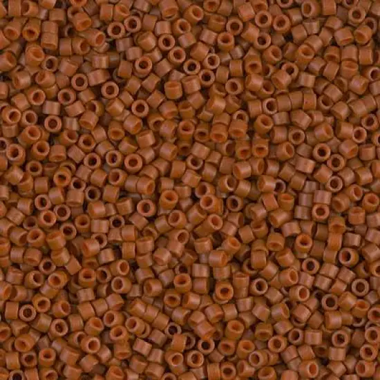 Miyuki Delica Bead 11/0, DB0794, Dyed SF Op Sienna, 50 grams {1}