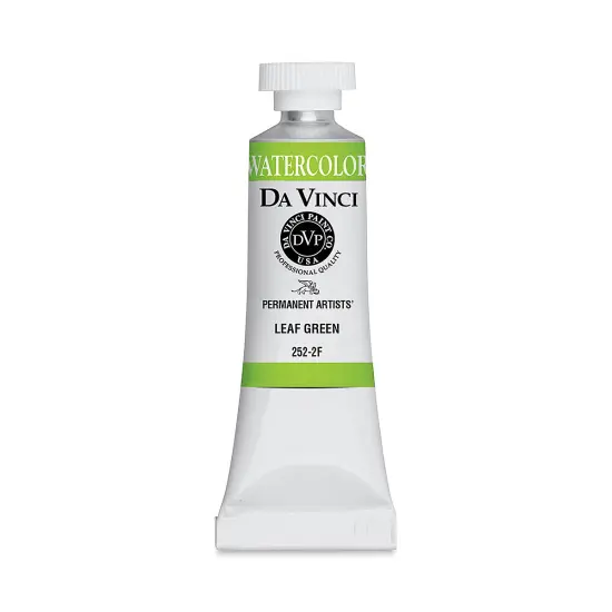 Da Vinci Artists' Permanent Watercolor - Leaf Green, 15 ml tube {1}