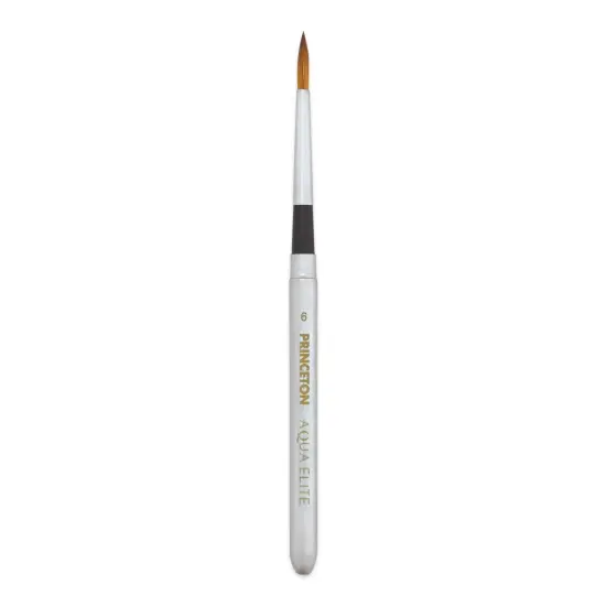Princeton Aqua Elite Series 4850 Synthetic Brush - Travel Round, Size 6 {1}