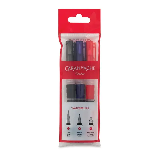 Caran d'Ache Museum Aquarelle Waterbrushes - Set of 3 {2}