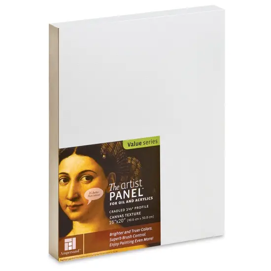 Ampersand Value Series Artist Panel - Textured, 9" x 12", 1-1/2" Cradle {1}