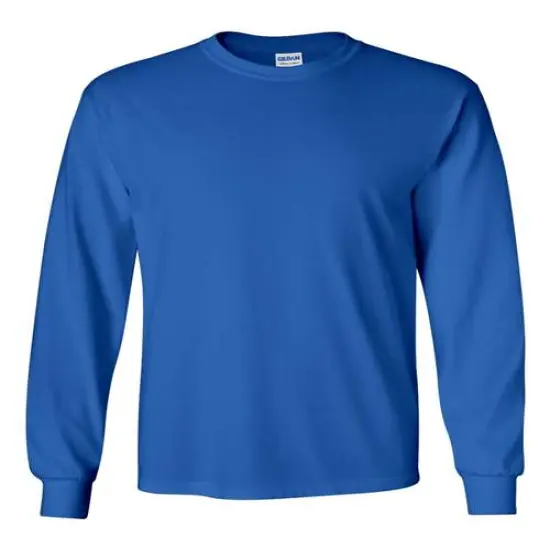 Gildan&reg; Ultra Cotton Long Sleeve T-Shirt Royal {1}