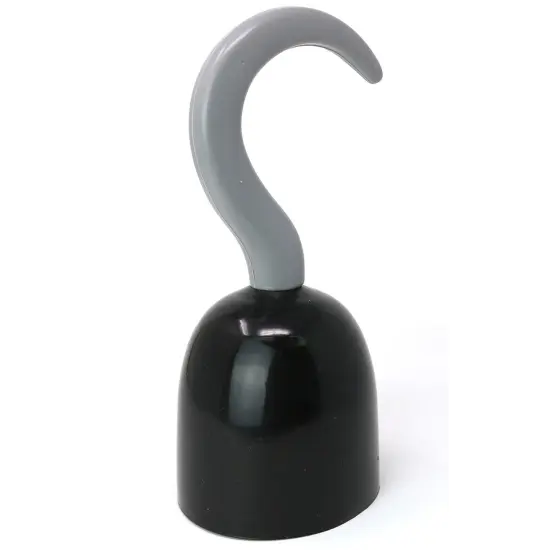 Captain Hook Costume Accessories - Plastic Hook Pirate Costume Accessory - 1 Piece Black {3}