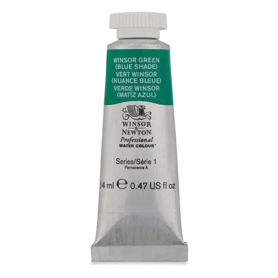 Winsor & Newton Professional Watercolor - Winsor Green (Blue Shade), 14 ml Tube {2}