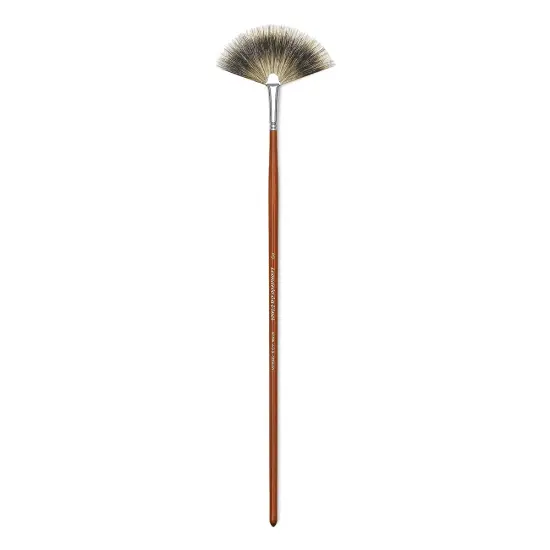 Da Vinci Pure Badger Brush - Fan Blender, Long Handle, Size 3 {2}
