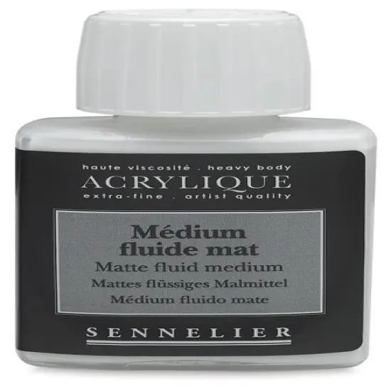 Sennelier Acrylique Fluid Medium - Matte, 75 ml bottle {1}