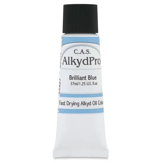 CAS AlkydPro Fast-Drying Alkyd Oil Color - Brilliant Blue, 37 ml tube {1}