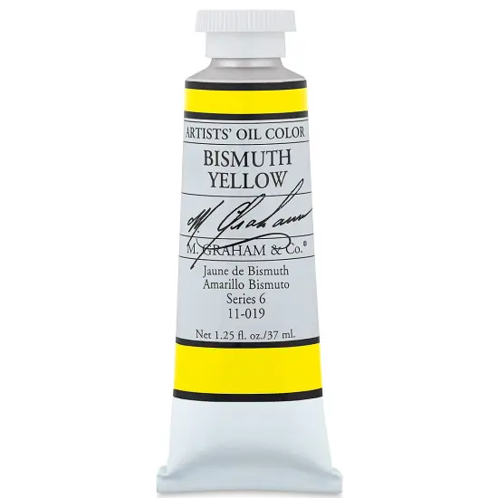 M. Graham Artists' Oil Color - Bismuth Yellow, 37 ml tube {2}