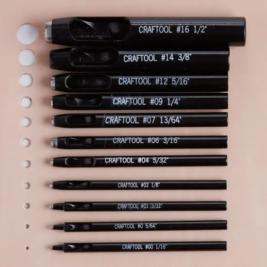 Tandy Leather Craftool Leather Drive Punch Size 9-1/4 (6.3 mm) 3777-09 {2}