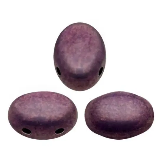 Samos® Par Puca®, SMS-0300-15726, Opaque Mix Amethyst/Gold Ceramic Look {1}