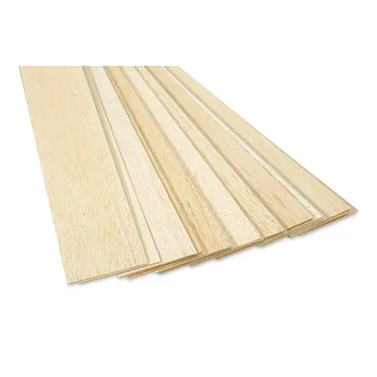 Bud Nosen Balsa Wood Sheets - 1/16" x 3" x 36", Pkg of 20 {1}