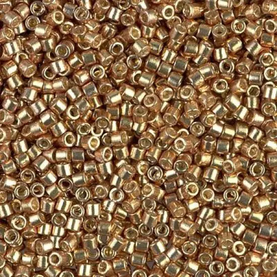 Miyuki Delica Bead 10/0, DBM1834, Duracoat Galvanized Champagne {1}