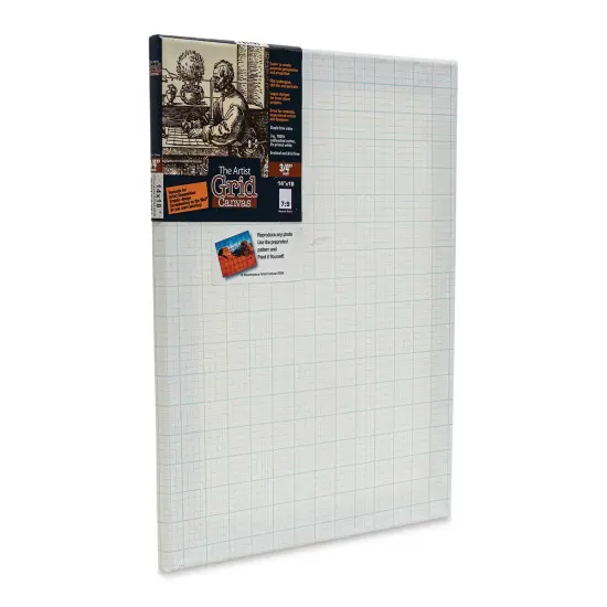 The Artist Grid 3/4" Profile Cotton Canvas - 14" x 18", Artist Grid {1}