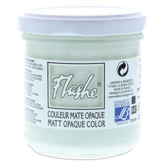 Lefranc & Bourgeois Flashe Vinyl Paint - Gray Green, 125 ml jar {1}