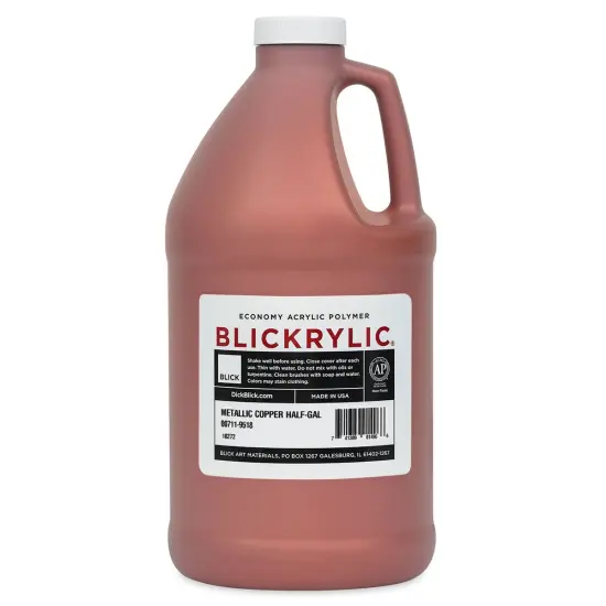 Blickrylic Student Acrylics - Metallic Copper, Half Gallon {1}