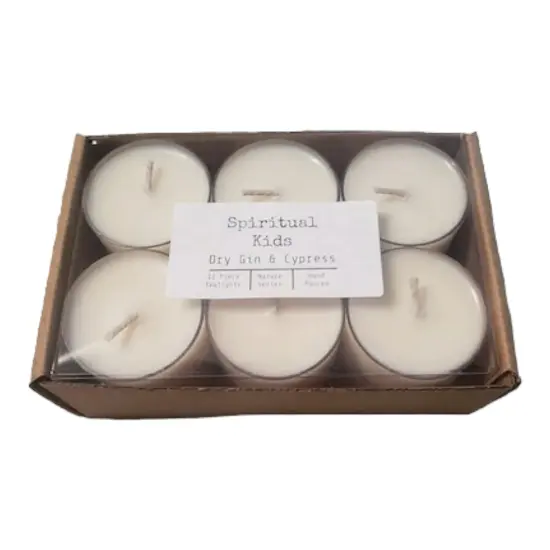 Dry Gin & Cypress Soy Tealights Hand Poured with All Natural Soy Wax and Fragrant/ Essential Oils! {3}