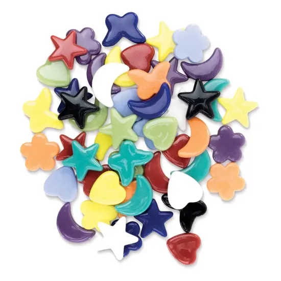 Diamond Tech Whimsy Shape Tiles - Opaque, 1 lb {1}